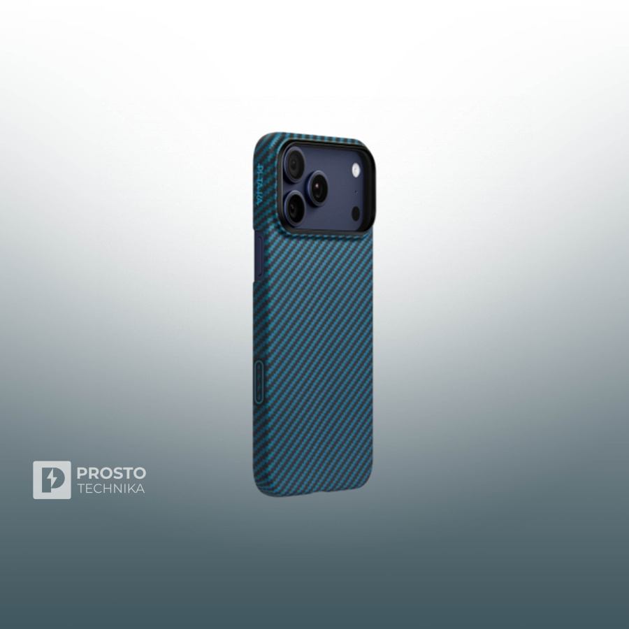 Чехол Pitaka Ultra-Slim Case для iPhone 17 Pro - Синий